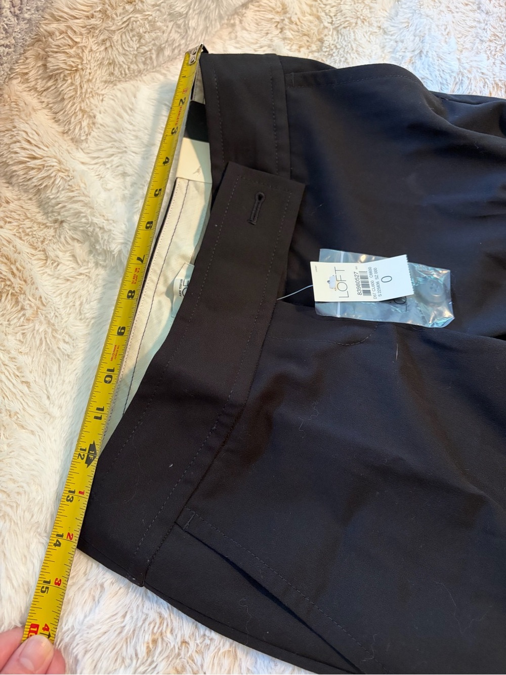LOFT Black Women's Straight-Leg Dress Pants